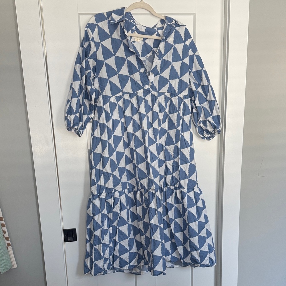 Maeve The Bettina Tiered Shirt Dress